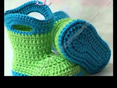 Crochet shoes women tutorial