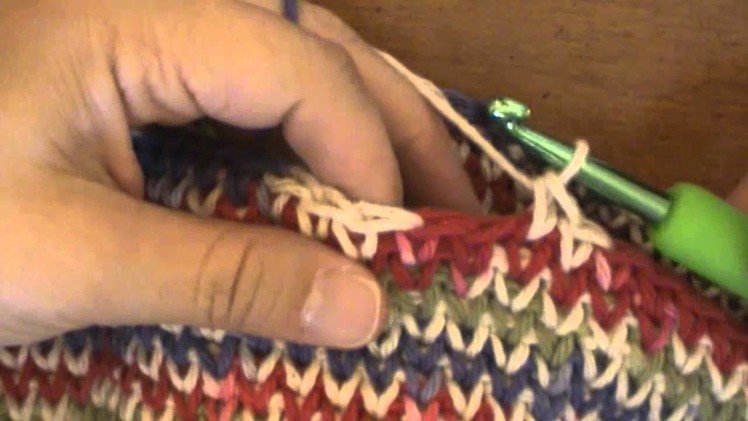 Crochet Waistcoat Stitch Demo by Oombawka Design