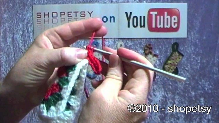 Crocheted Bootie Ornament Tutorial - PART 1
