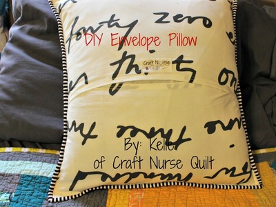 DIY Envelope Pillow