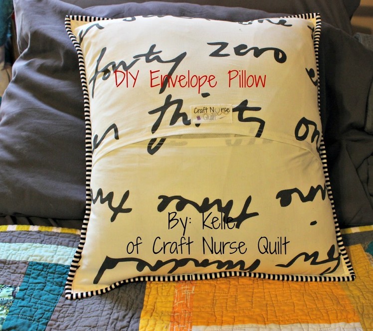 DIY Envelope Pillow