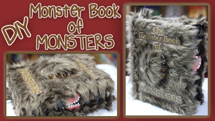 DIY Harry Potter Monster Book of Monsters