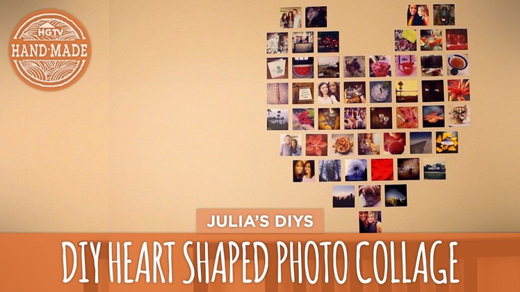 DIY Heart Photo Collage - HGTV Handmade