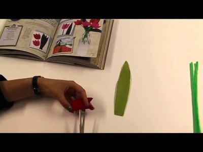 DIY Kids' Craft Tutorial - How to make Easy Peasy Felt Tulips