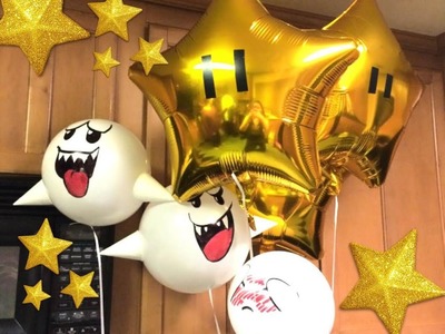 DIY Mario Themed Balloon Bouquet!! Perfect for Parties!