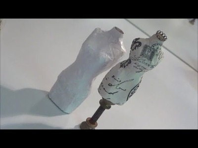 DIY Paper Mache Dressform Tutorial