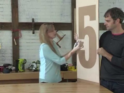 DIY Wall Art: Wooden Letters and Numbers Handmade decor for your home