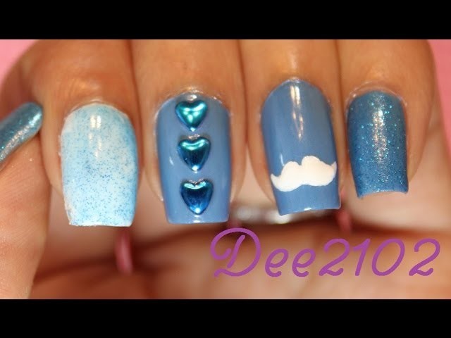 Easy Mustache Nail Tutorial and DIY Stencil | Dee2102