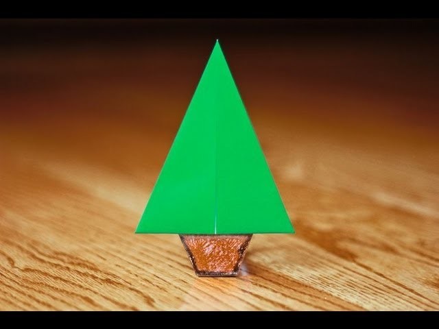 Easy Origami Christmas Tree in [Under 90 Seconds]