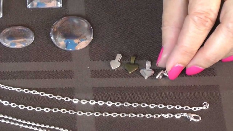Glass Pendant Necklace DIY Tutorial