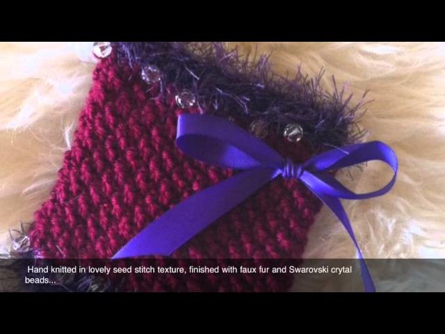 Hand Knitted Neck Warmer, by La Maison Vienna Couture Canine