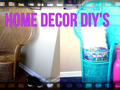 Home Decor: DIY Peacock Chair + How I style Around It