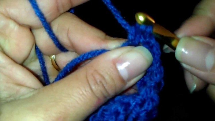 How to crochet a butterfly stitch