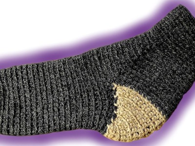 How to crochet toe-up socks [advanced]