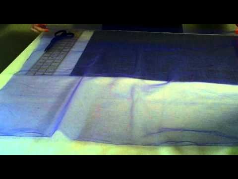 How to Cut Tulle For Making Tutus, the Easy Way Day 28