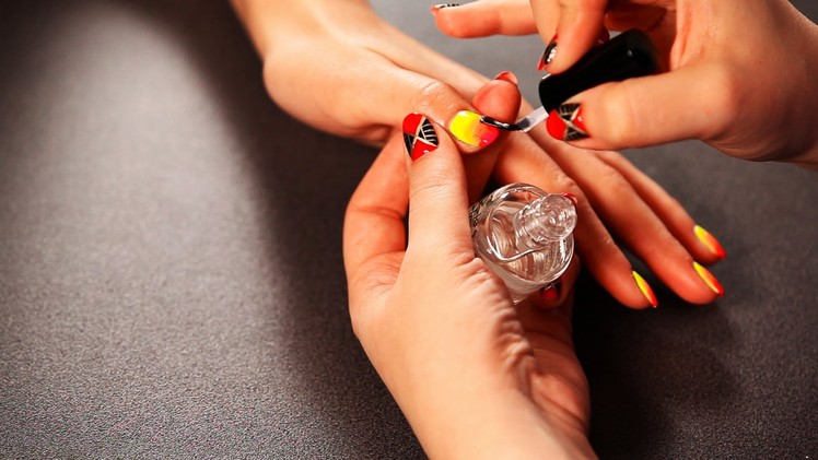 How to Do a Neon Ombre Nail Design | DIY Nail Art