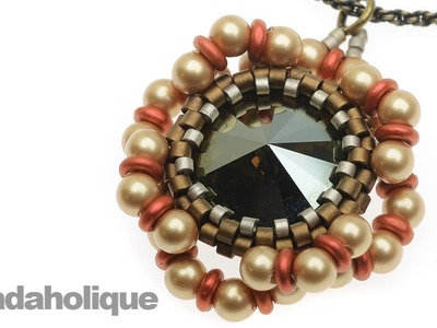 How to Embellish a Beaded Bezel for the Shady Glade Necklace