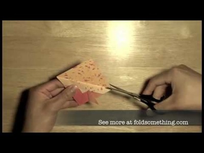 How to fold an origami gold fish