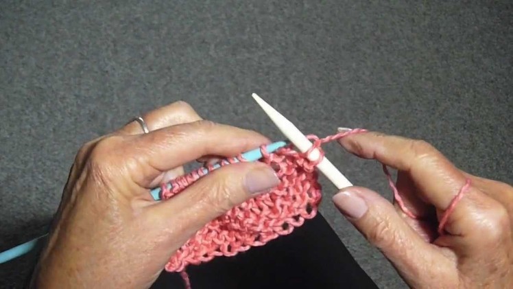 HOW TO KNIT THE CONDO STITCH