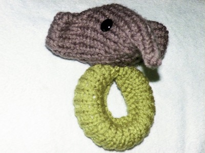 How to Loom Knit an Elephant Rattle