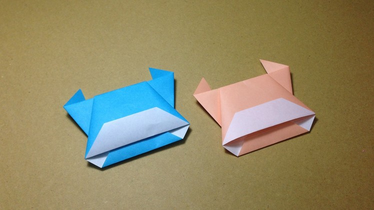 How to Make a Paper Animals. Origami Cow. Easy for Children