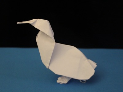 How to Make a Paper Bird (Duck) - Origami