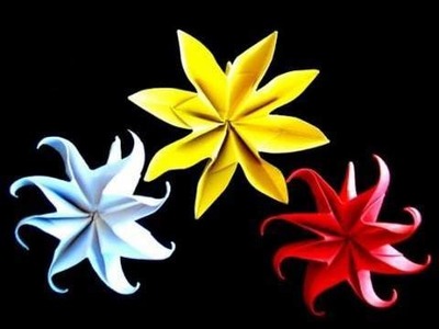 How to make an Origami Jasmine Flower Napkin