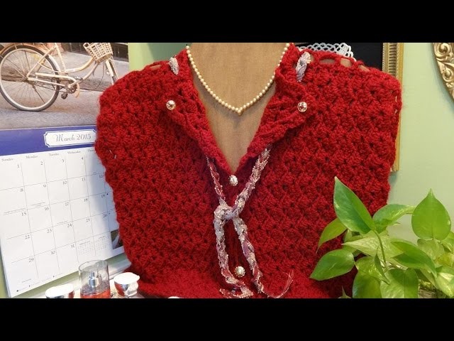 J's Crochet Friendship Vest Tutorial.  EP. #24.