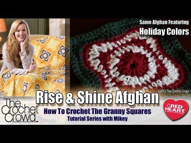 Learn How to Crochet the Rise & Shine Afghan with Mikey from The Crochet Crowd