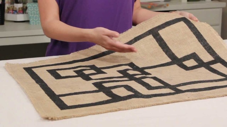 Learn with Jo-Ann: Design with Burlap!