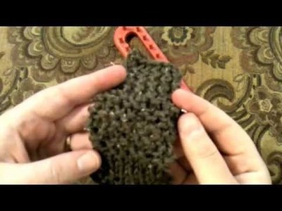 Loom Knit: Moss Stitch