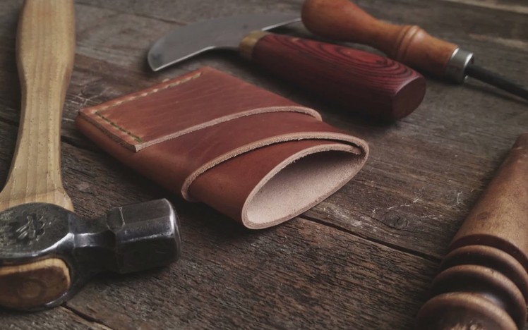 Making a Horween Leather Port Wallet with Craft and Lore