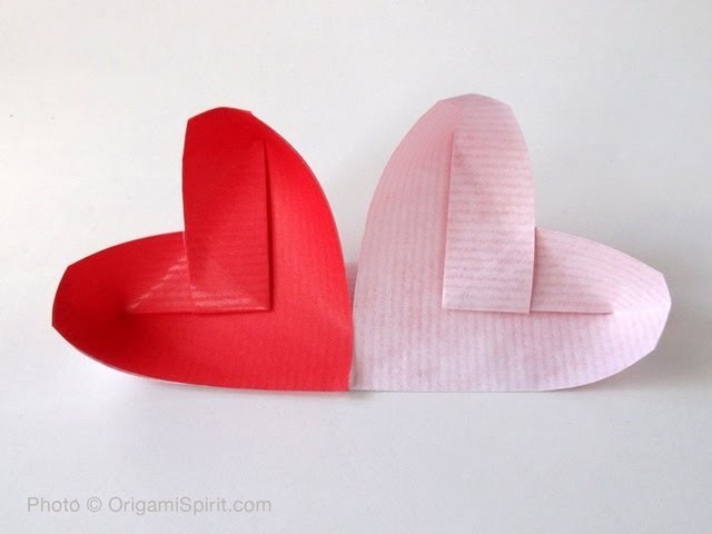 Origami Double Heart - Corazón doble