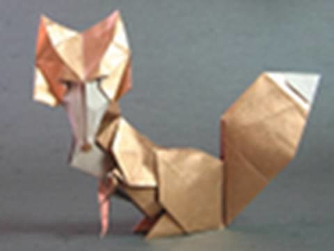 Origami Instructions: vixen. fox (Román Díaz)