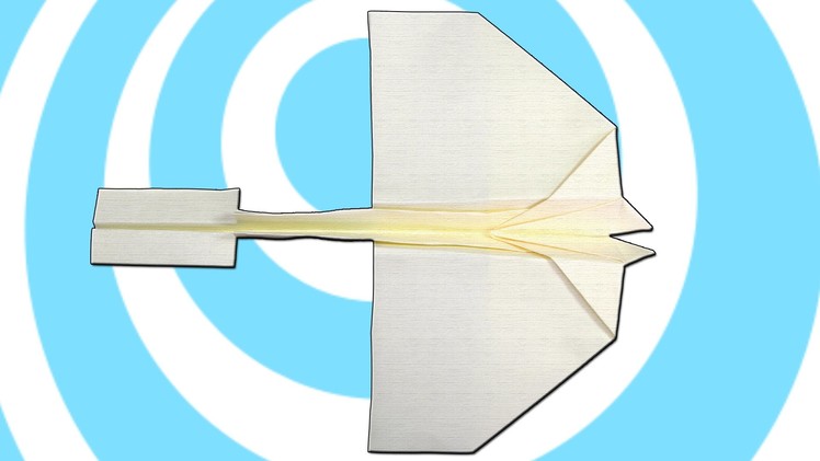 Paper Origami Swallow Airplane that Fly for Kids