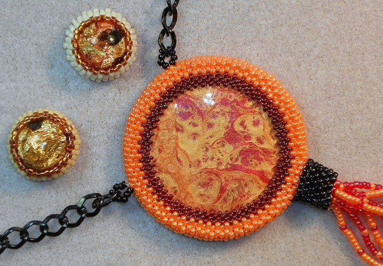 Peyote Bezels from Ladder Stitch