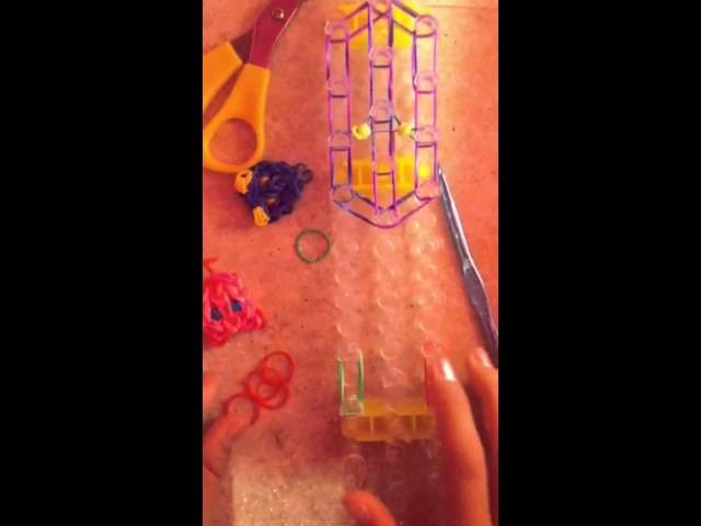Rainbow loom Kirby tutorial