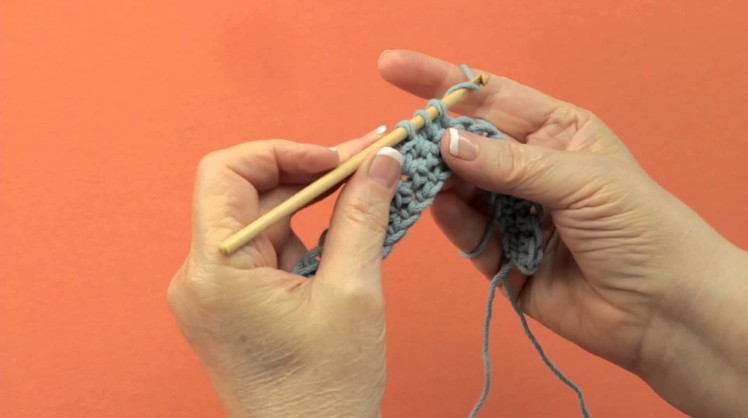 Single Crochet 2 stitches together (Left Hand)