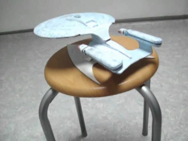 Star Trek Enterprise-D papercraft model