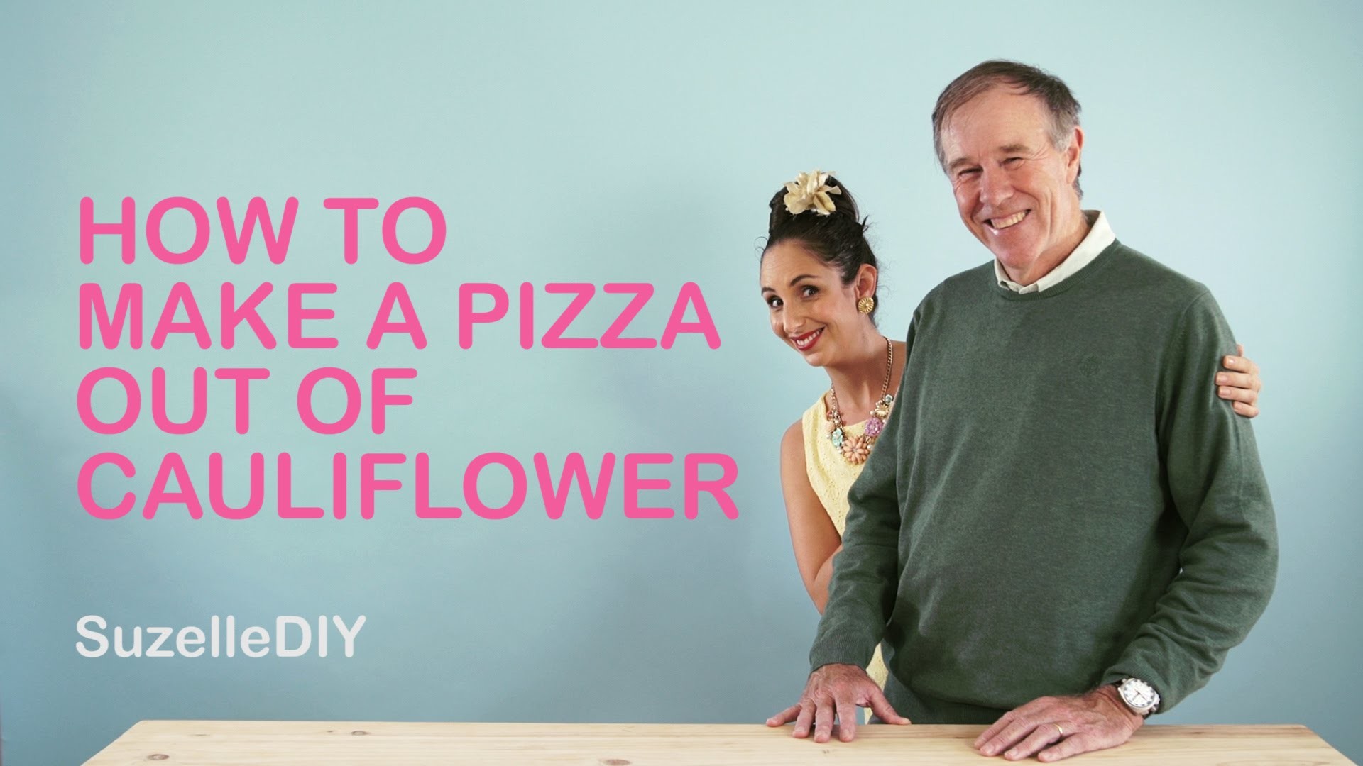 SuzelleDIY - How to Make a Pizza out of Cauliflower