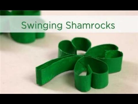 Swinging Shamrocks - St Patrick's Day Craft