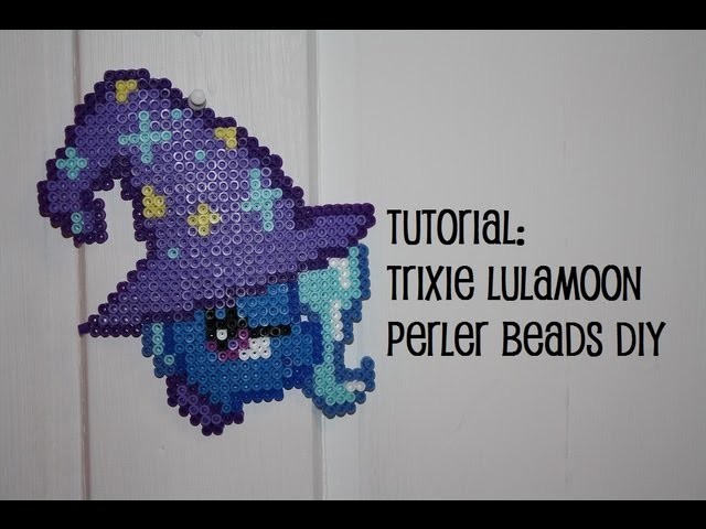 TUTORIAL: Trixie Lulamoon My Little Pony FiM - Perler Beads DIY