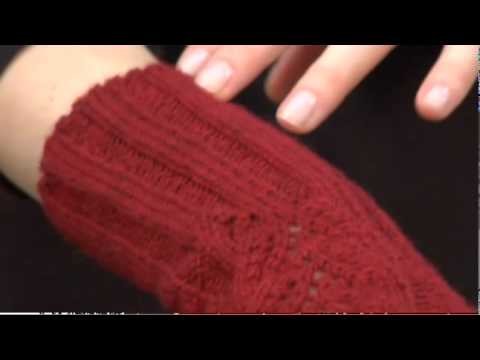 #8 Lace Panel Gloves, Vogue Knitting Fall 2009