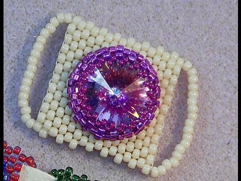 Bezel on Beadwork
