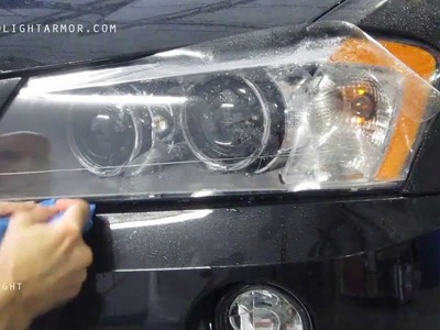 Clear Headlight Protection Tint Film Kit DIY - BMW X3 - Headlight Armor