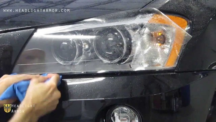 Clear Headlight Protection Tint Film Kit DIY - BMW X3 - Headlight Armor
