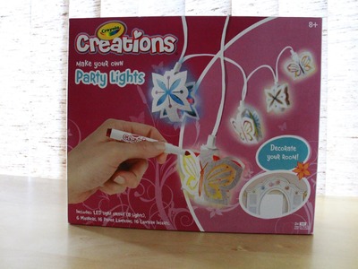 Crayola Creations Make Your Own Party Lights  DIY Light Decorate Craft Kids Toys Happy Land