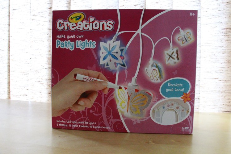 Crayola Creations Make Your Own Party Lights  DIY Light Decorate Craft Kids Toys Happy Land