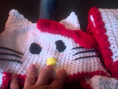 Crochet Hello Kitty beanies and scarfs