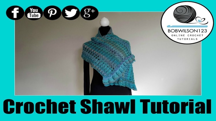 Crochet Midnight Breeze Shawl Tutorial - Beatrice Ryan Designs